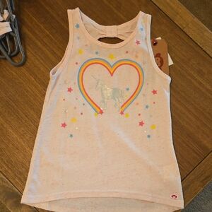 Unicorn Heart Tank Top for Kids